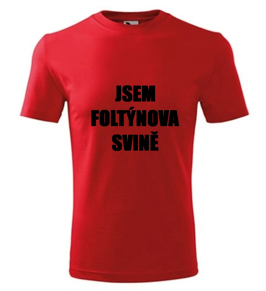 TRIKO "FOLTÝN" ČERVENÉ